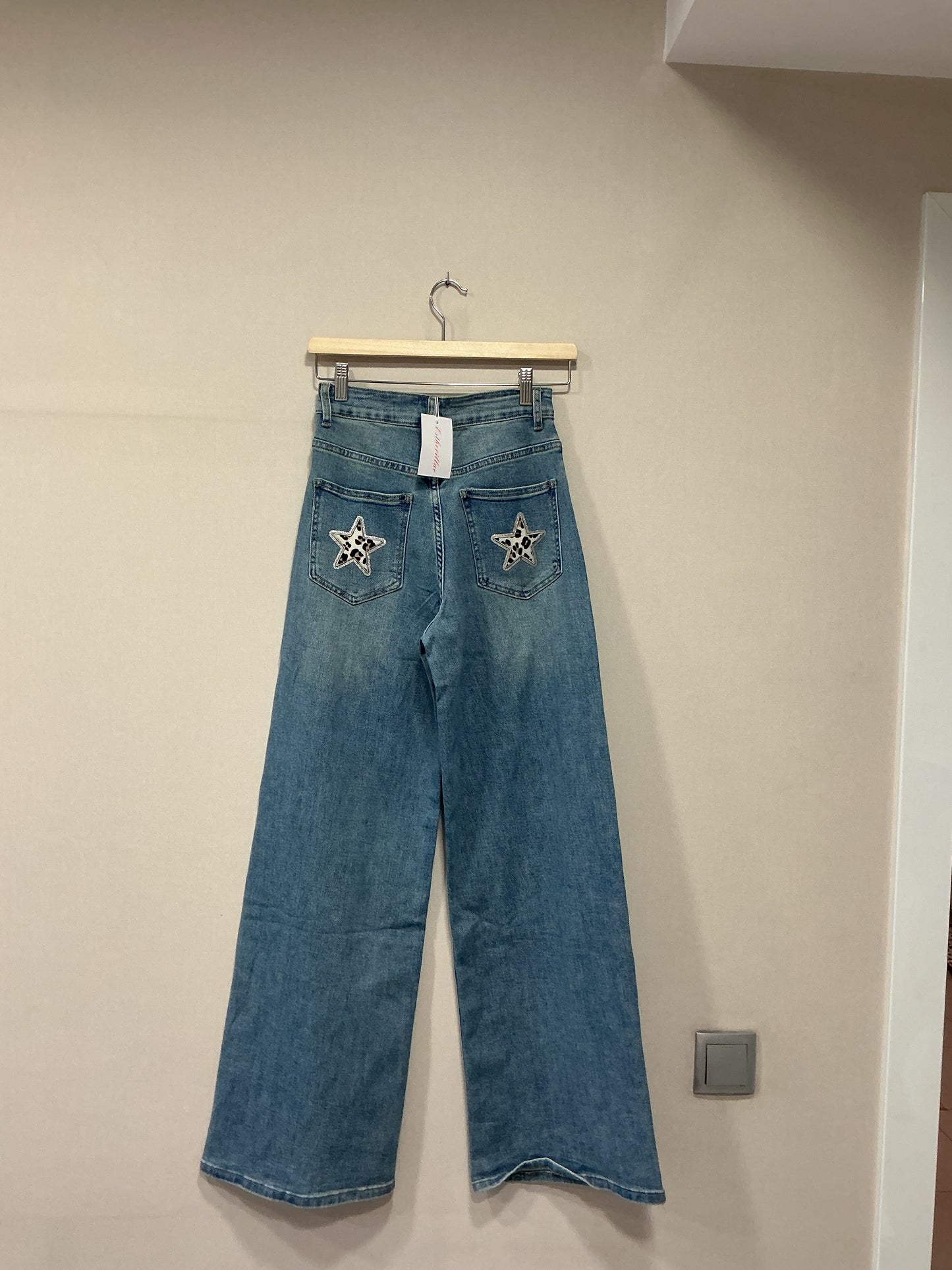 Pantalón denim estrella